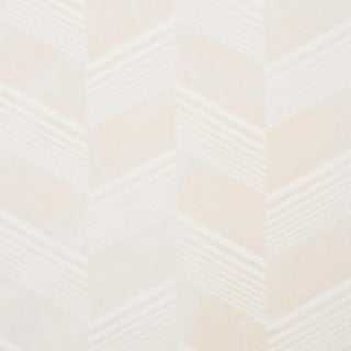 Sample - Schumacher x Victor Glemaud Jessie Cut Velvet Fabric in Ivory For Sale