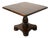 Ethan Allen Rustic European Solid Pine Pedestal Side Table or Cocktail Table, Circa 1970s For Sale