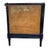 Vintage Black High-Gloss Lacquer Double-Caned Daybed With Custom Tiger Upholstery For Sale - Image 9 of 16
