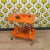 Orange Foldable Bar Cart in Orange Plastic, 1970s For Sale - Image 8 of 13