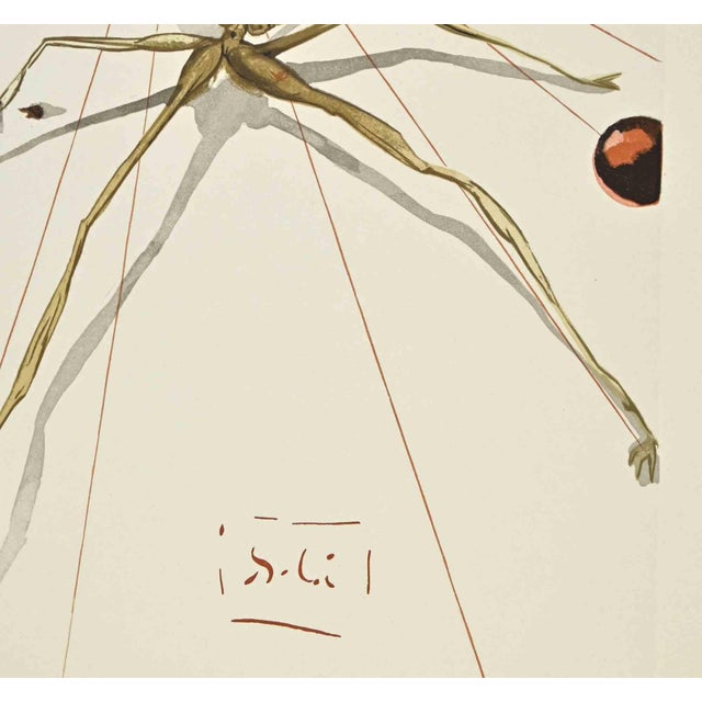 Aracne - "The Divine Comedy" - Song 12 - Purgatory is a woodcut print realized in 1963 for a series illustrating the...