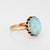 Victorian Antique Victorian Opal Solitaire Ring Sz 6.75 14k Yellow Gold Vintage Jewelry For Sale - Image 3 of 6