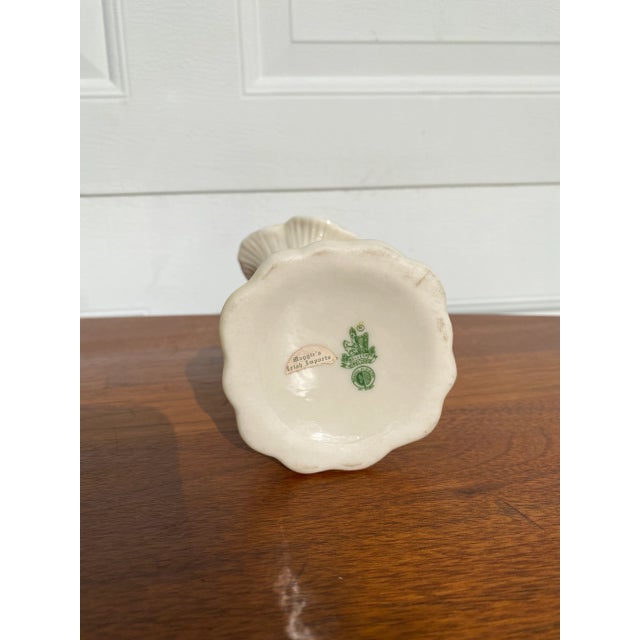 Late 20th Century Belleek Bone China Lily Vase Chairish