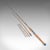 1960s Vintage 2 Fishing Rod Case, Japanese, Bamboo, 11ft, 8ft, Champion, Mid Century For Sale - Image 5 of 12