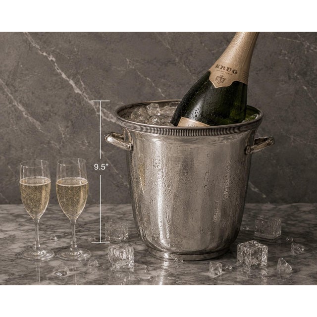 French Midcentury French Champagne Bucket For Sale - Image 3 of 6