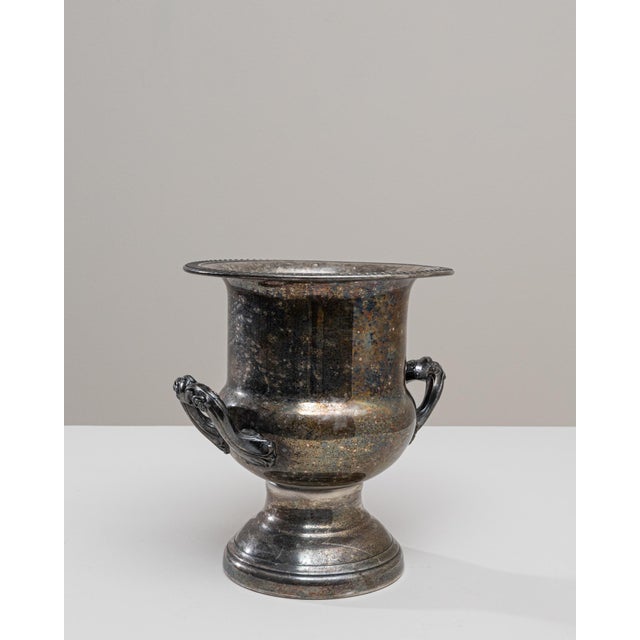 French Provincial 20th Century French Silver Plated Champagne Bucket For Sale - Image 3 of 18