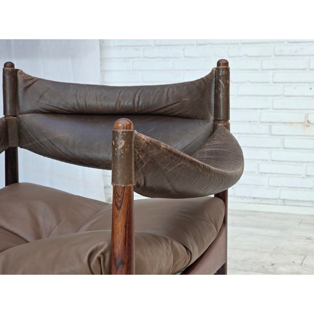 Danish Modus Lounge Chair by Kristian Vedel for Søren Willadsen Møbelfabrik, 1974 For Sale - Image 6 of 18