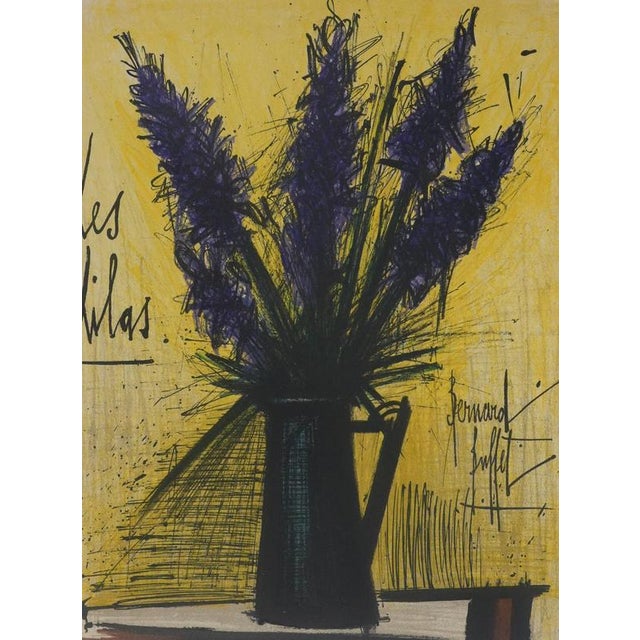 Bernard Buffet, Lilacs, Lithograph For Sale - Image 4 of 7