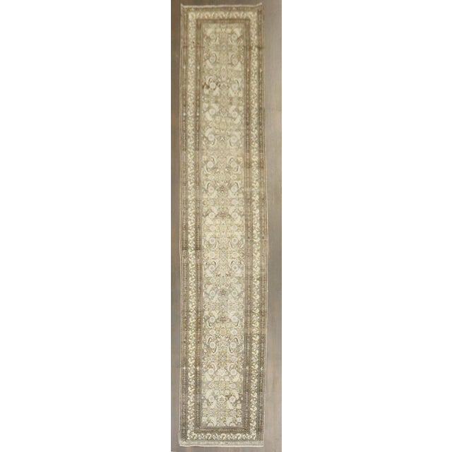 Antique Zabihi Collection Long Persian Malayer Runner - 2'10" x 14'7" For Sale - Image 4 of 11
