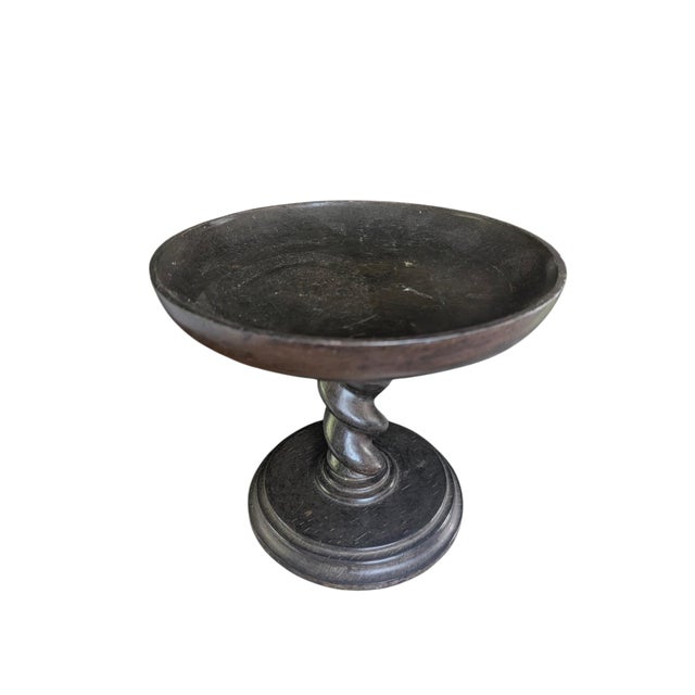 Barley Twist Decorative Pedestal Bowl For Sale In Charlotte - Image 6 of 14