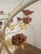 1960s Painted Italian Tole Glass Top Table With Pink Roses For Sale - Image 4 of 5