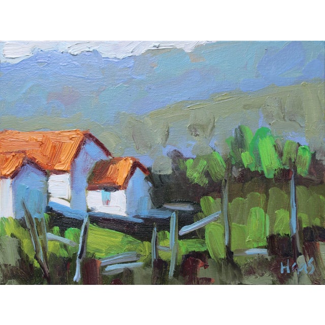 Contemporary Expressionist Landscape Oil Painting, Modern Impressionist For Sale - Image 3 of 9