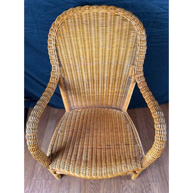 Vintage Wicker 5 Piece Set For Sale - Image 9 of 14