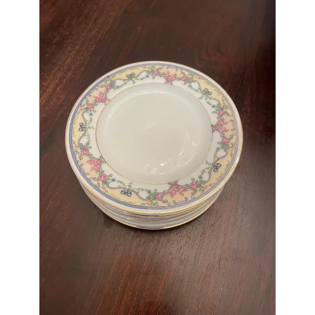 Mid 20th Century Mid 20th Century China Salad/Dessert Plates- Set of 7 For Sale - Image 5 of 7