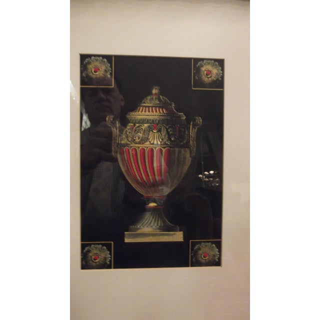 Neoclassical Set of Three Hand Colored Neoclassic Prints with Egyptian Revival Frames For Sale - Image 3 of 7