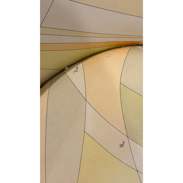 Patrick Norguet “Rive Droite” Swivel Lounge Chair for Cappellini in Emilio Pucci Upholstery – Project Piece For Sale In Los Angeles - Image 6 of 11