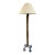 Bamboo and Wrought Iron Floor Lamp For Sale