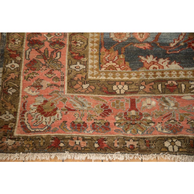 Vintage Distressed Mahal Carpet - 8'1" x 9'11" For Sale In New York - Image 6 of 10