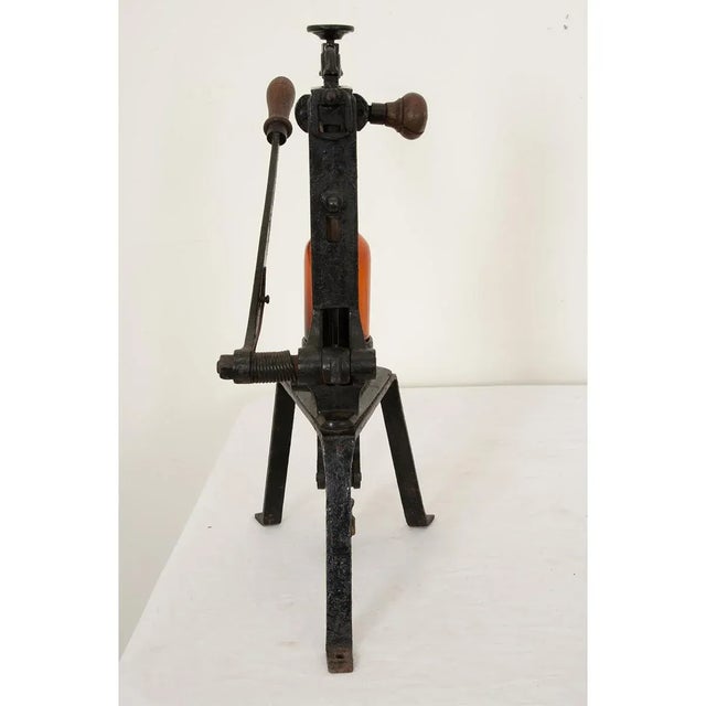 French 19th Century Iron Pharmaceutical Bottle Corker For Sale In Baton Rouge - Image 6 of 7