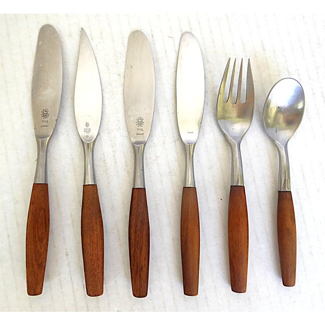 1960s Jh Quisgaard Group of Dansk Design Fjord Germany and by Present Japan Stainless Flatware - 6 Pieces For Sale - Image 11 of 11