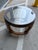 Thomasville Vintage Thomasville Sculptural Round Walnut Coffee Table With Glass Top For Sale - Image 4 of 7