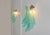 Vintage Turquoise Murano Glass Felci Wall Sconces, 1990s, Set of 2 For Sale - Image 18 of 18