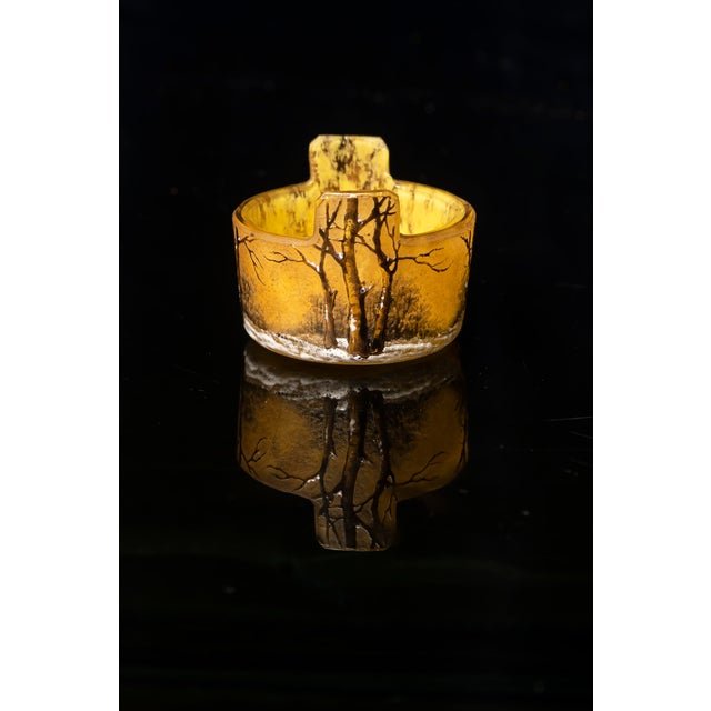 French Art Nouveau Bowl by Daum Nancy, 1920s For Sale - Image 6 of 12