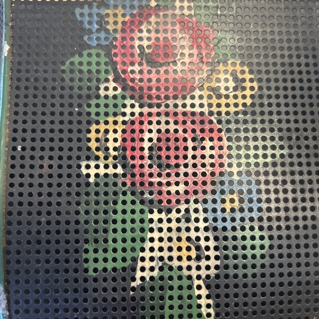 Ebony Antique Wire Wall Pocket For Sale - Image 8 of 10