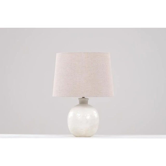 Capri Table Lamp in Ceramic attributed to Gertrud Lönegren for Rörstrand, 1930s For Sale - Image 6 of 9