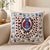 Bring a touch of Central Asian heritage to your home with this hand-embroidered 100% cotton Suzani pillowcase from...