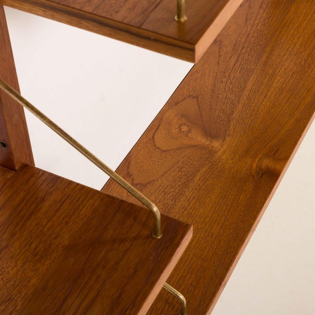 Mid-Century Danish Teak Shelving Unit, 1970s For Sale - Image 11 of 13