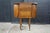 Antique Martha Washington Walnut Spool Sewing Cabinet Chest Side Table Stand For Sale - Image 17 of 18