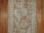 Soft Pink Antique Oushak Runner - 2' x 8'6" For Sale In New York - Image 6 of 6