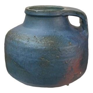 Vintage Blue Vase For Sale