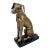 Brass Greyhound Whippet Dog Statue For Sale