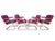 Mid-Century Modern 4 Mid Century Cantilevered Chairs For Sale - Image 3 of 10