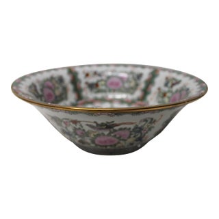 Mid 20th Century Mid Century Famille Rose Chinese Porcelain Bowl For Sale