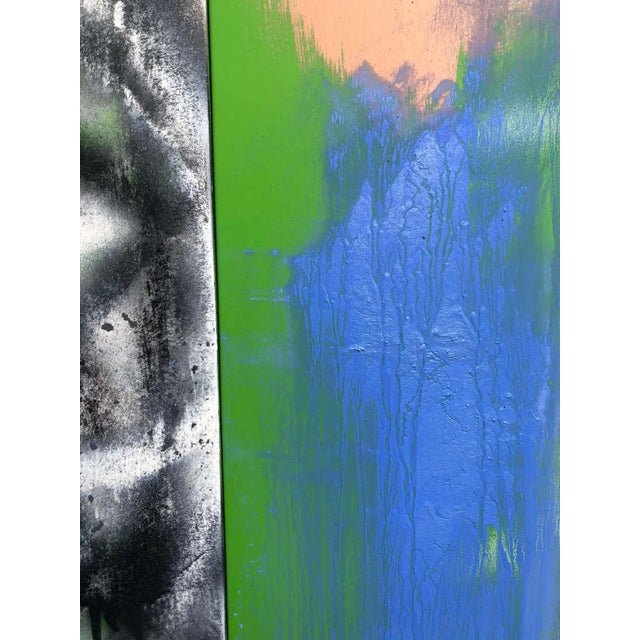 2020s Mirtha Moreno, Abstract Expressionist Painting on Panel Titled "Crossroads", 2020 For Sale - Image 5 of 10