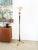 Mid-Century Modern Italian Purple Wood and Brass Floor Lamp from Arredoluce, 1940s For Sale - Image 3 of 17