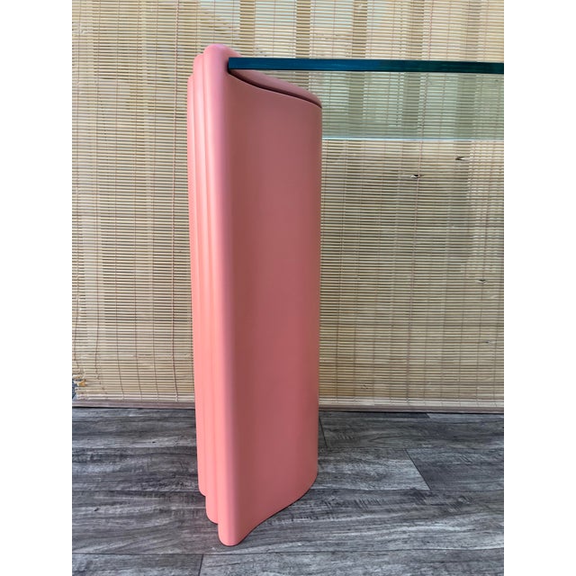 Postmodern 1980s Art Deco Revival Style Console/ Entry Table. For Sale - Image 10 of 15