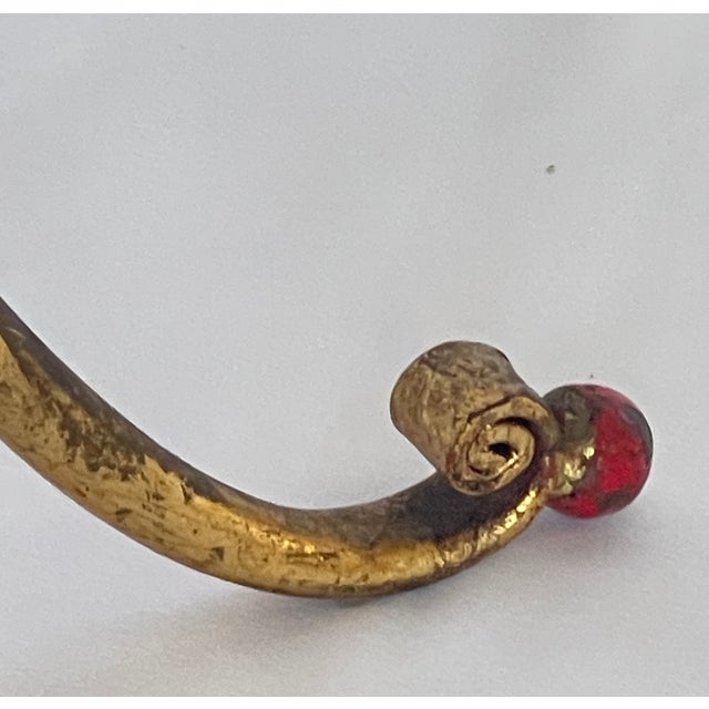 Italian Gilt Metal Round Harlequin Side, Table Mirrored Top For Sale - Image 14 of 14