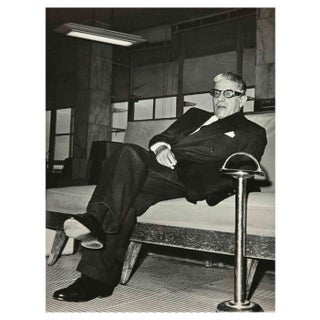 Unknown, Aristotle Onassis, 1960s, Black and White Photograph For Sale