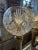 Pair of Mid 20th Century Brass and Marble With Cut Crystal Open Globe Torchiere Buffet Lamps For Sale - Image 10 of 12