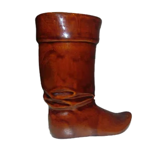 Vintage Polish Shoe Shaped Ceramic Vase Signed Jaro