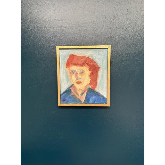 Bengt Delefors, Portrait, 1950s, Oil Painting on Canvas, Framed For Sale - Image 18 of 18