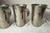 5 Vintage Landers Frary & Clark Universal Silver Plated Travel Nesting Camp Cups For Sale - Image 9 of 12