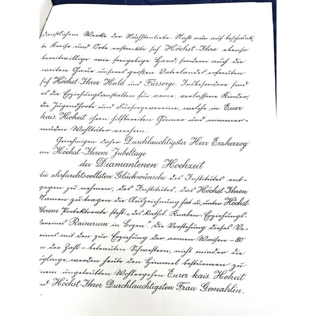 Royal 60th Anniversary Presentation Portfolio With Watercolor and Silver Mounts For Sale - Image 12 of 14