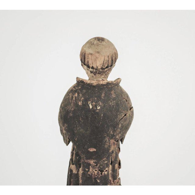Brown 19th Century St Anthony Santos For Sale - Image 8 of 11