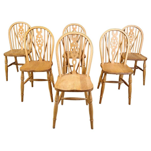 Vintage Dining Chairs from Ercol, 1950s, Set of 6 For Sale - Image 15 of 15