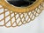 1960s Italian Rush & Rattan Wall Mirror, 1960s For Sale - Image 5 of 9
